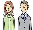 特定事業者の人物イラスト