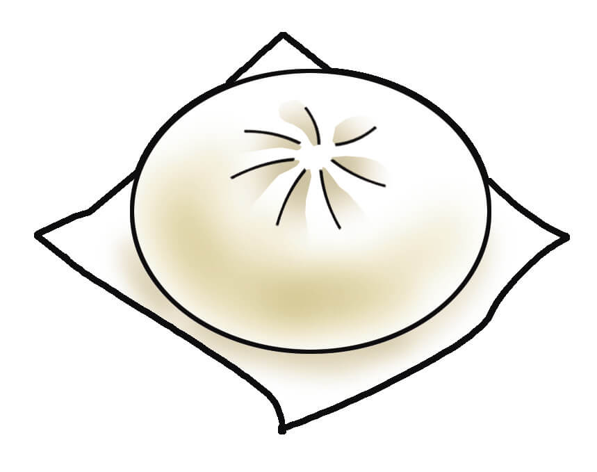 肉まんの敷き紙