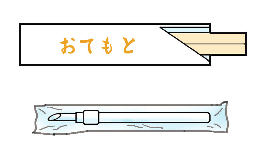 お弁当につけられた割りばしの袋や飲料パックのストローの袋