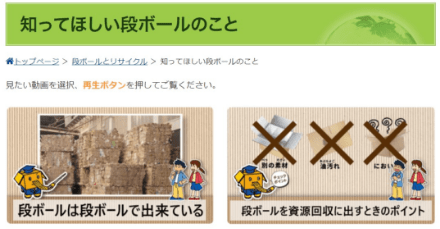 段ボールとリサイクル 知ってほしい段ボールのこと画像